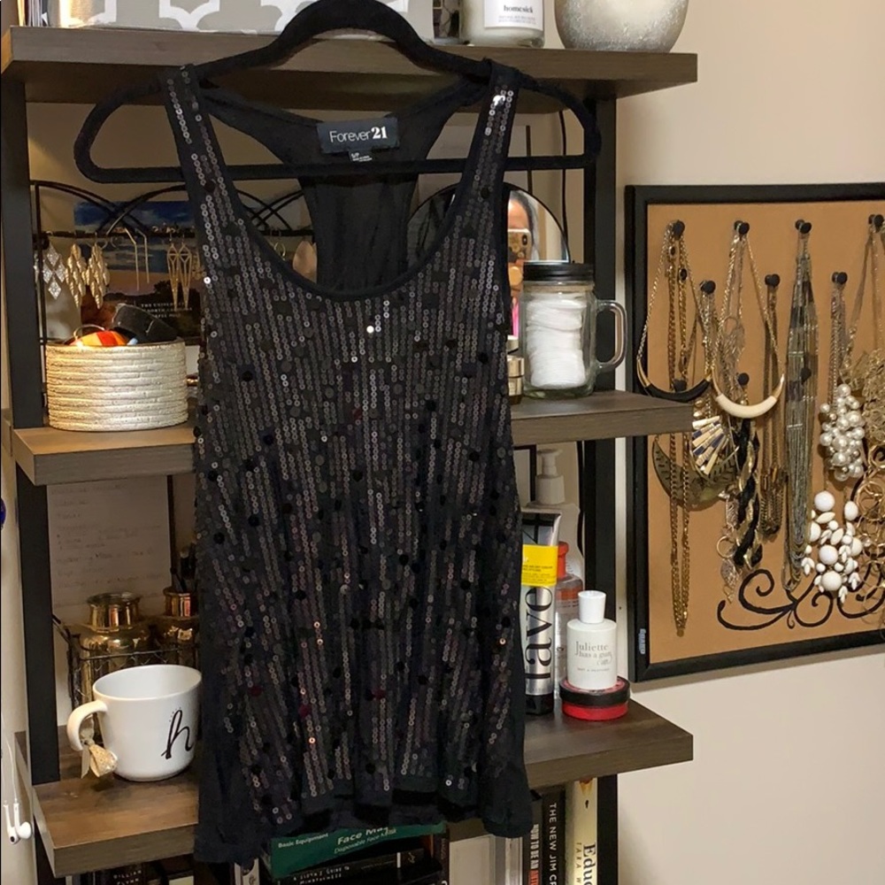 Sequin Racerback Tank